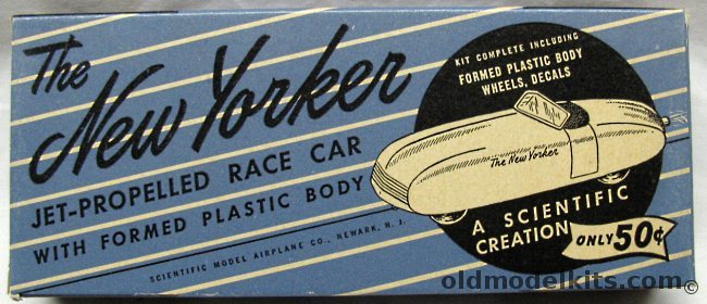 Scientific New Yorker Racer Jetex plastic model kit